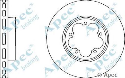 APEC BRAKING dsk2975 -  Тормозной диск